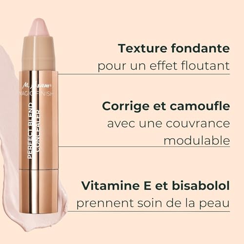 M. Asam MAGIC FINISH Perfect Blend Correcteur Fair (3 g) - Stick correctif nude pour un teint immaculé et camoufle les c