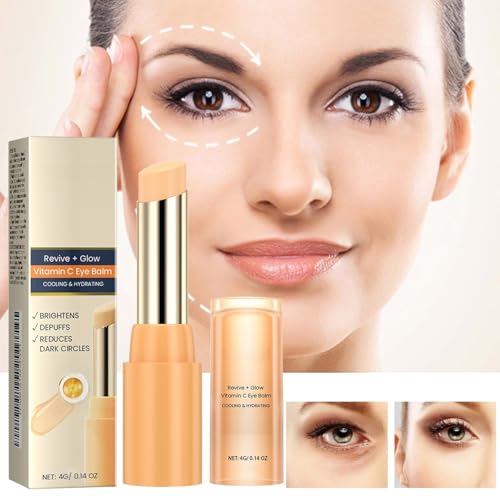 Biotherm Crème Anti-Age Yeux Contour Anti-Rides avec Vitamine C & Rétinol, Réduit les Cernes et illumine le Teint, Baume