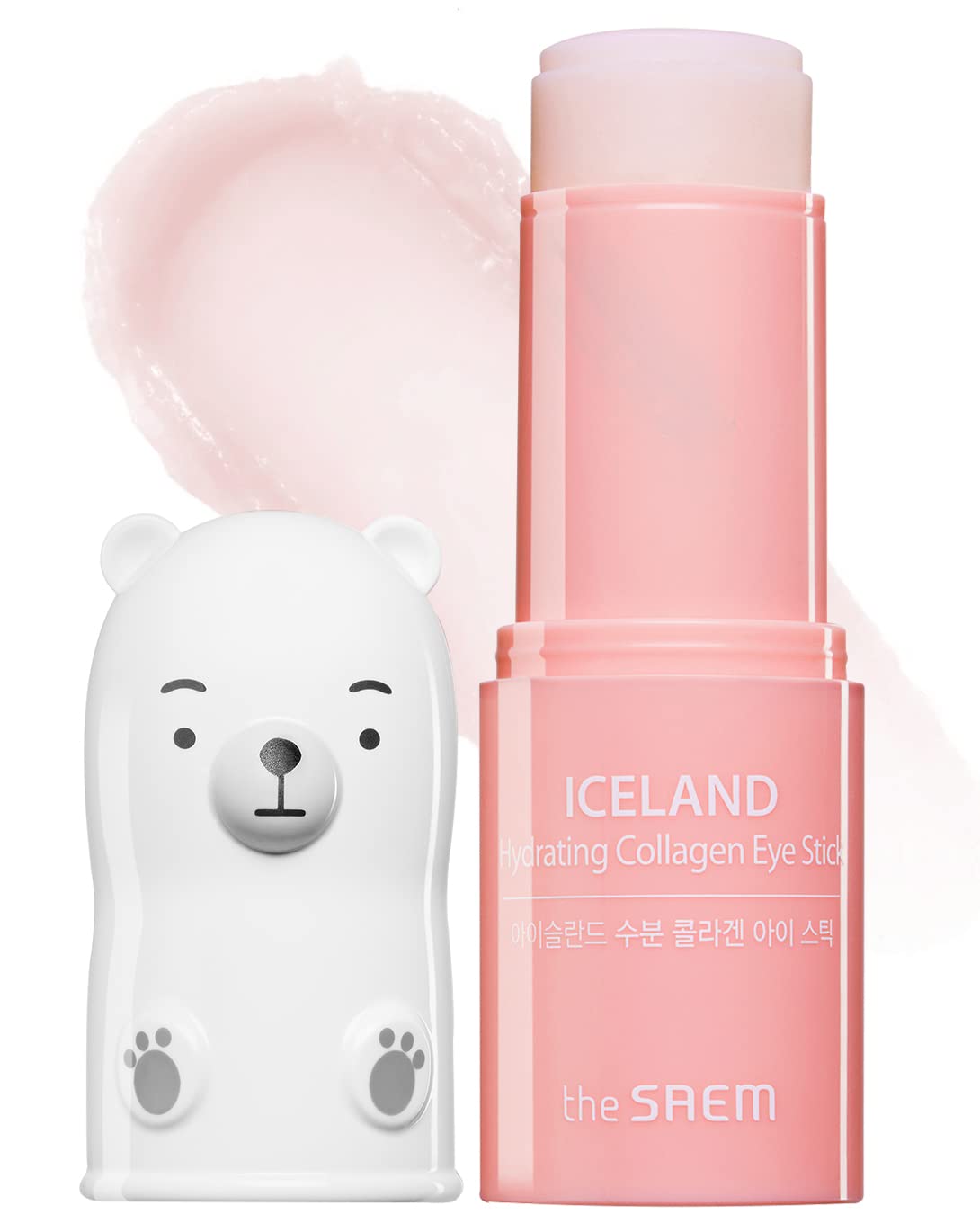 SAEM Iceland Hydrating Collagène Eye Stick 0,6 oz - Traitement hydratant et lifting pour peau flasque, sous les yeux, am